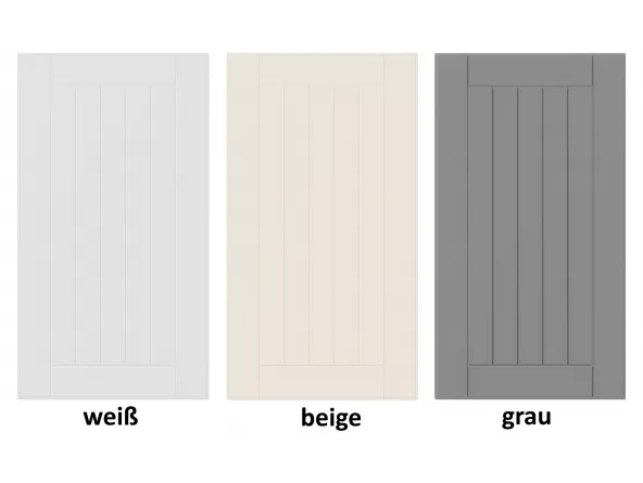 Seitenblende für Unterschränke, aus dem Frontmaterial