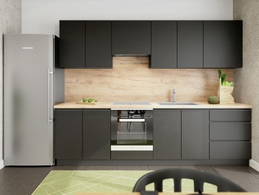 Küche Campari - Beispielkonfiguration Schwarz Matt