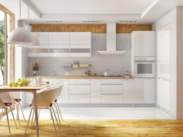 Küche Campari -Beispielkonfiguration - Hochglanz Weiß