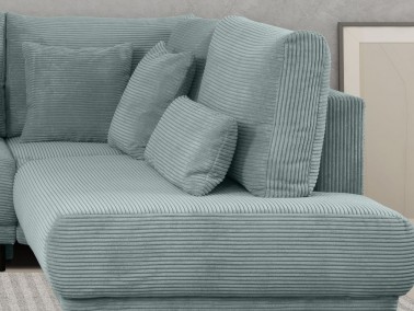 Sofa mit Cord bezogen