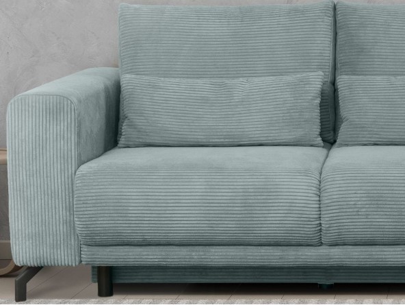 Sofa mit Cordbezug Details
