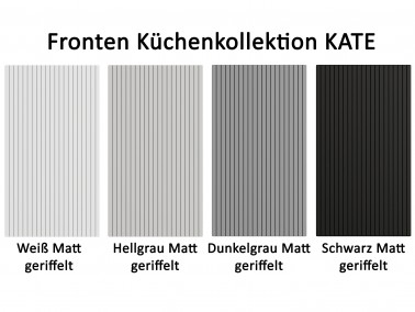 Küche Kate - Fronten mit Rillen