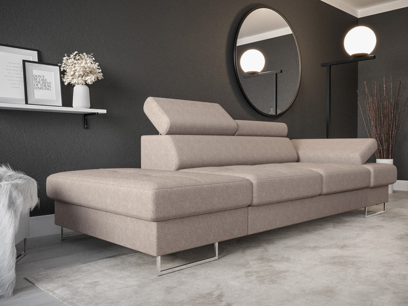 Modernes Chaiselongue Sofa Galaxy1