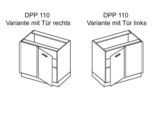 Eckschrank DPP110 - Varianten