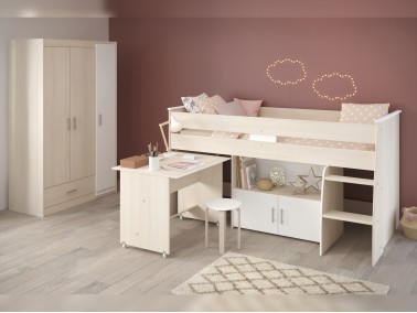 Jugendzimmer Charly 6 arrangiert für Mädchen