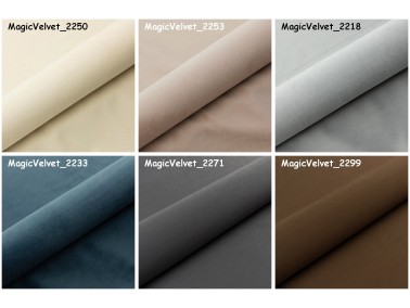 Farbpalette Stoff Magic Velvet