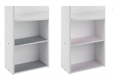 Jugendzimmer Pirouette 11 - Regalböden Grau oder Pink