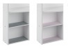 Jugendzimmer Pirouette 11 - Regalböden Grau oder Pink