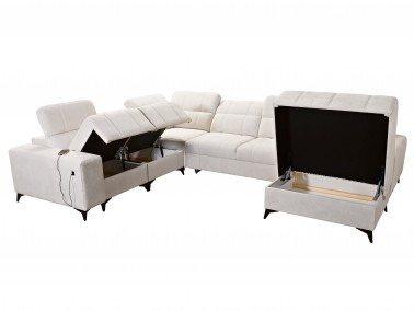 Ecksofa in U-Form Dafne 8 - drei Bettkasten