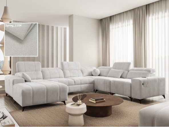 Ecksofa in U-Form Dafne 8 - Spring 1104