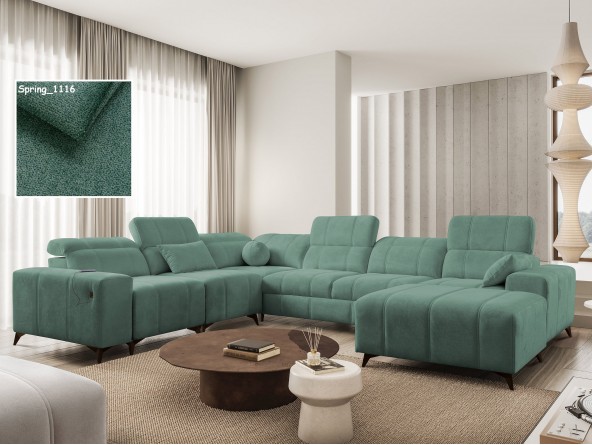 Ecksofa in U-Form Dafne 8 - Spring 1116