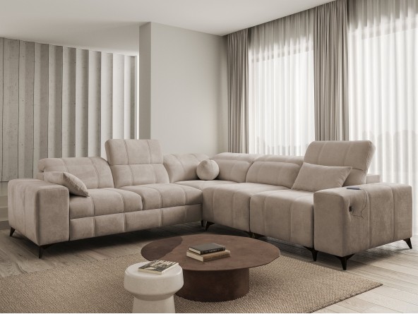 Großes Ecksofa Dafne 3 in L-Form