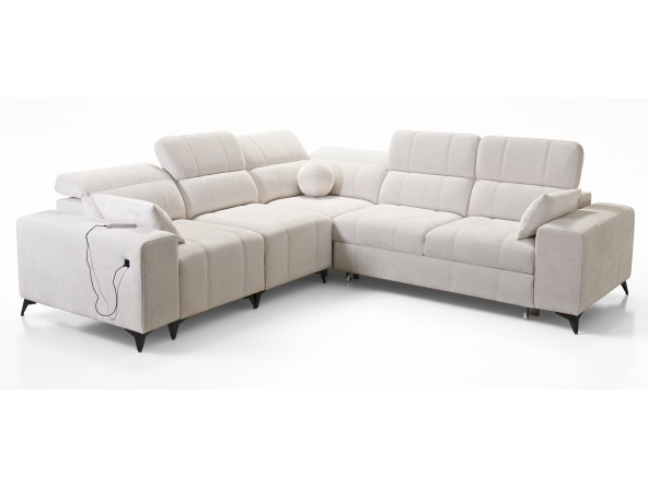 Großes Ecksofa Dafne 3 - von vorne