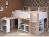 Hochbett Lucas mit Schreibtisch von Parisot