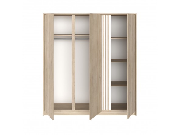 Dreitüriger Kleiderschrank Escale 6 von vorne