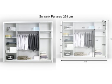 Kleiderschrank Panarea - 258