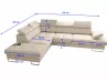Ecksofa Galaxy Abmessungen