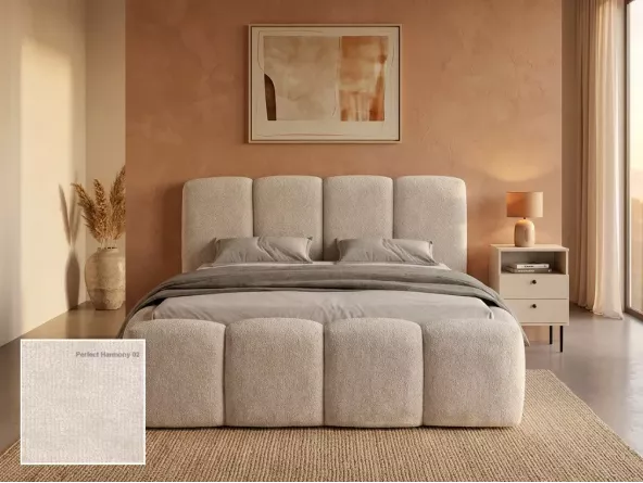 Polsterbett Nicole Beige