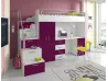 Hochbett Pati - Fronten violett
