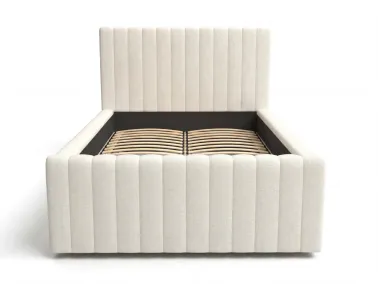 Einzelbett Batina 01 Creme mit Lattenrost