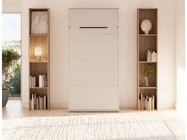 Schrankbett Vivario 90x200 Kaschmir geschlossen