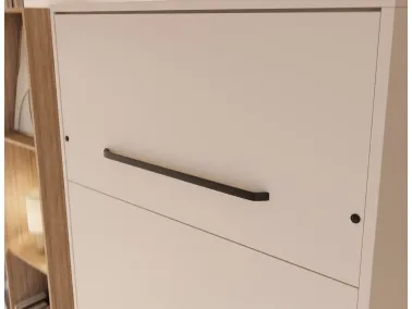 Schrankbett Vivario 90x200 Kaschmir Detailansicht Griff