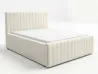 Polsterbett Batina 01 Creme mit Matratze