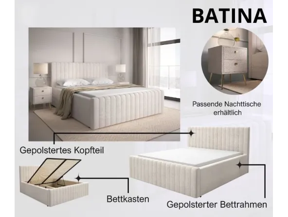 Polsterbett Batina Produktmerkmale