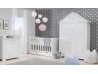 Marseille MDF 5-teiliges Babyzimmer mit Kombibett